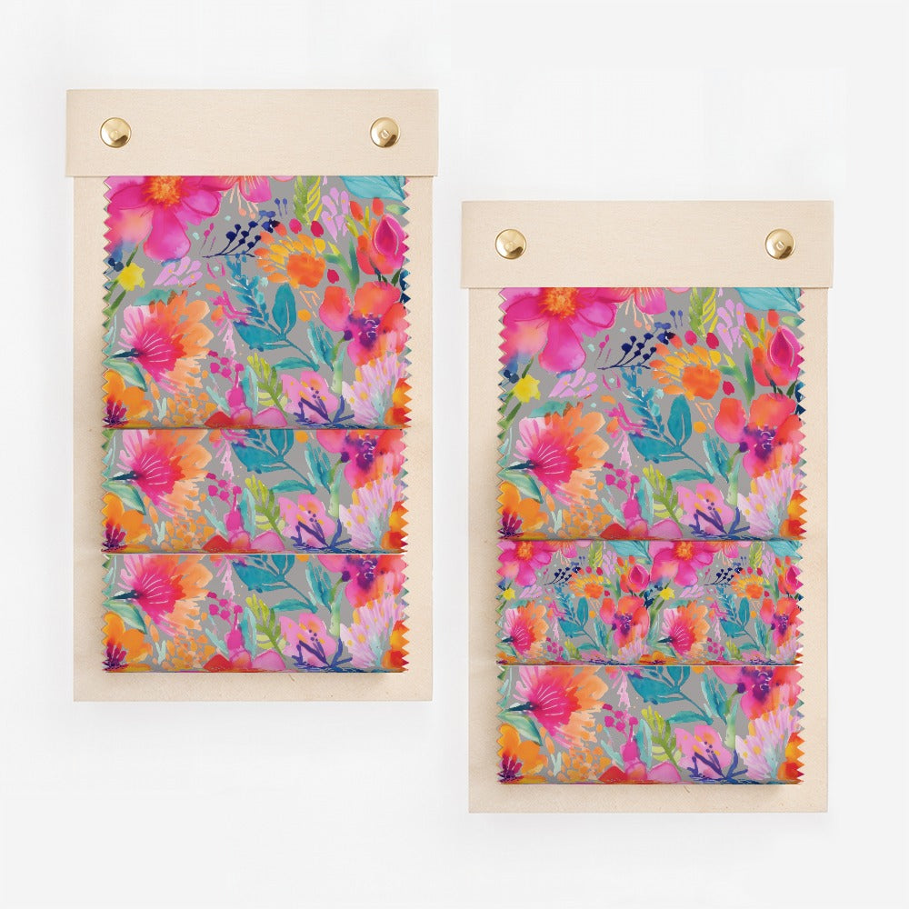 Vibrant Floral Design Window Blinds Home Decor Product