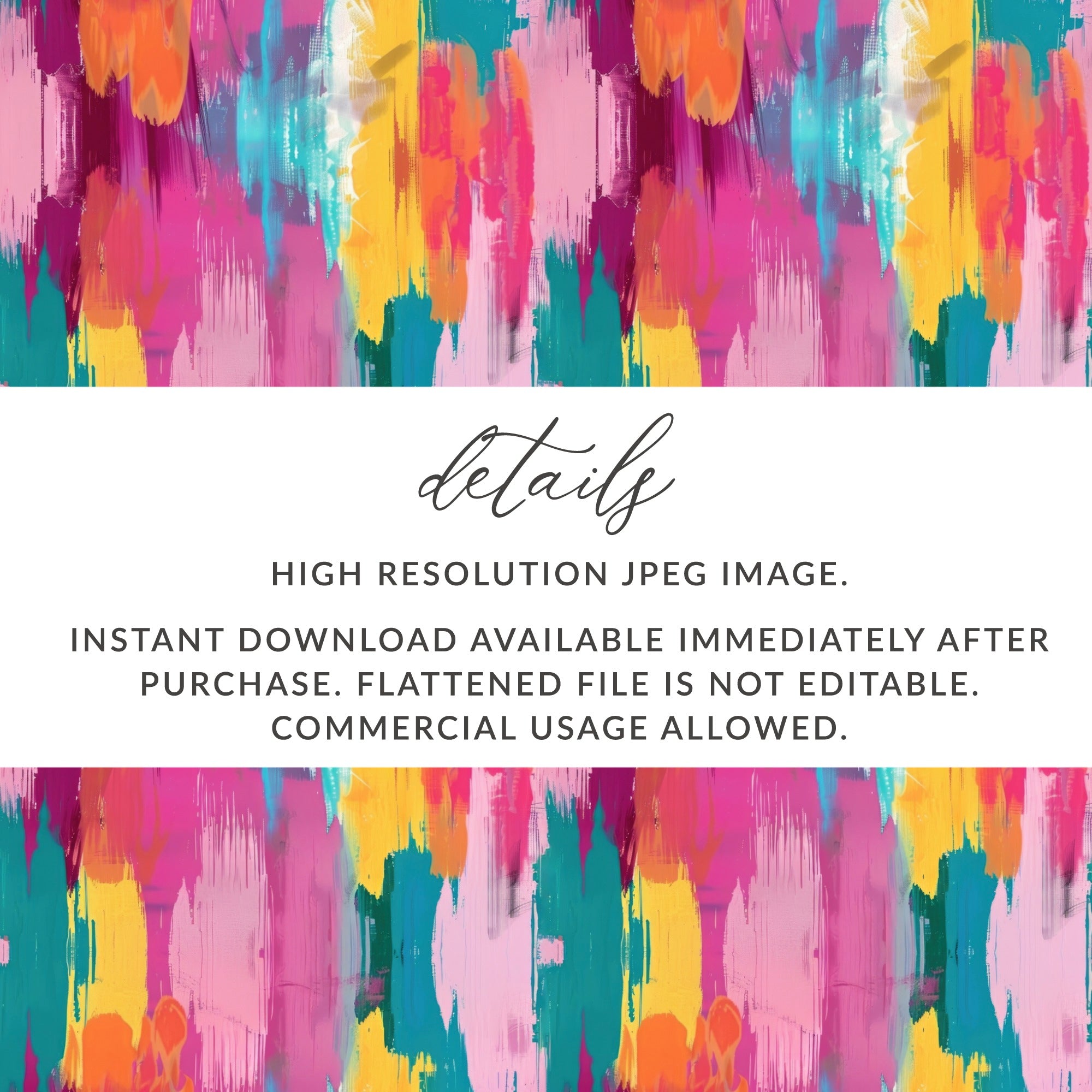 Vibrant Abstract Brush Stroke High Resolution JPEG Download