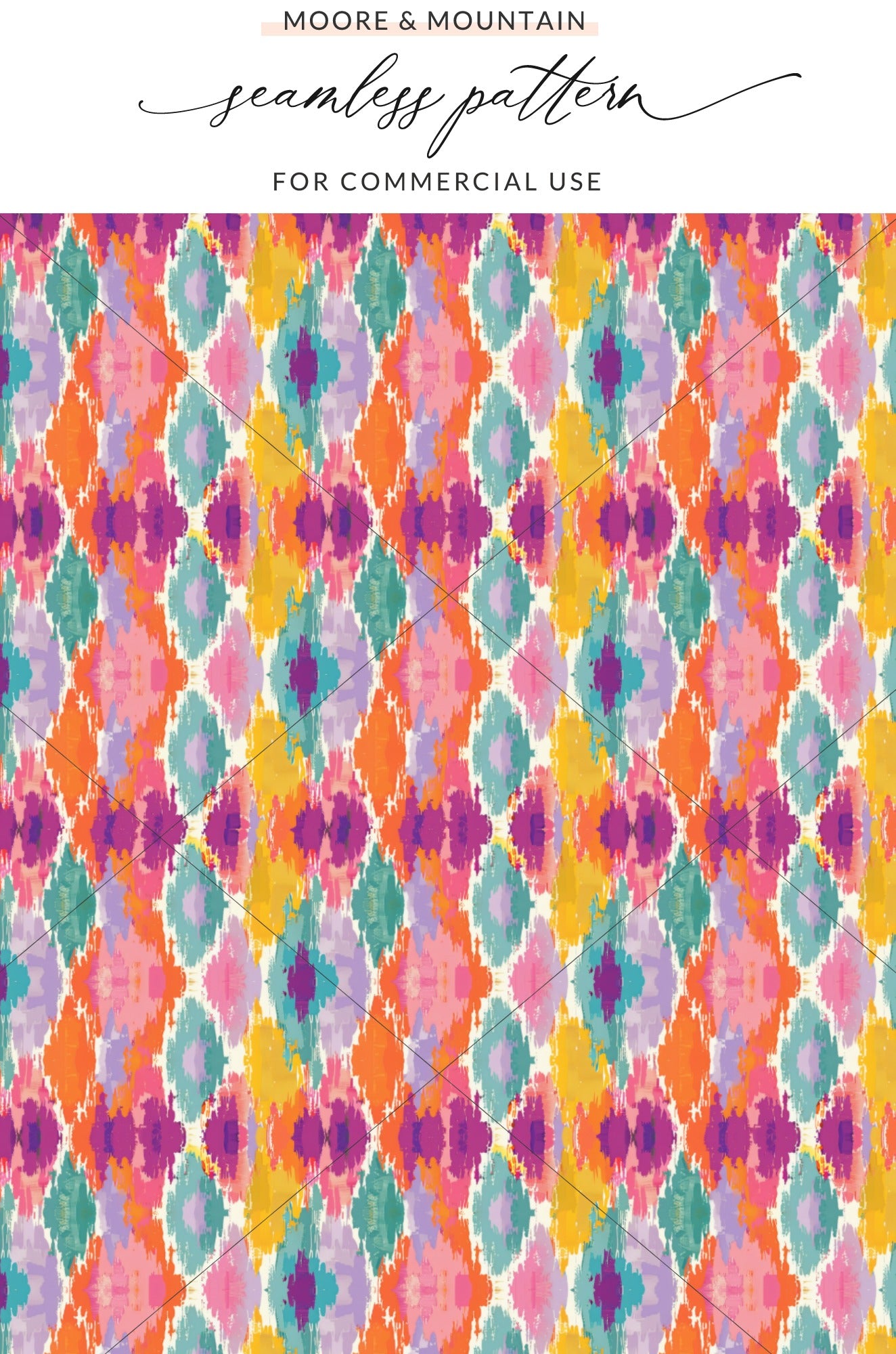 Colorful Seamless Pattern for Commercial Use product
