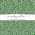 Green and White Seamless Pattern by Moore & Mountain