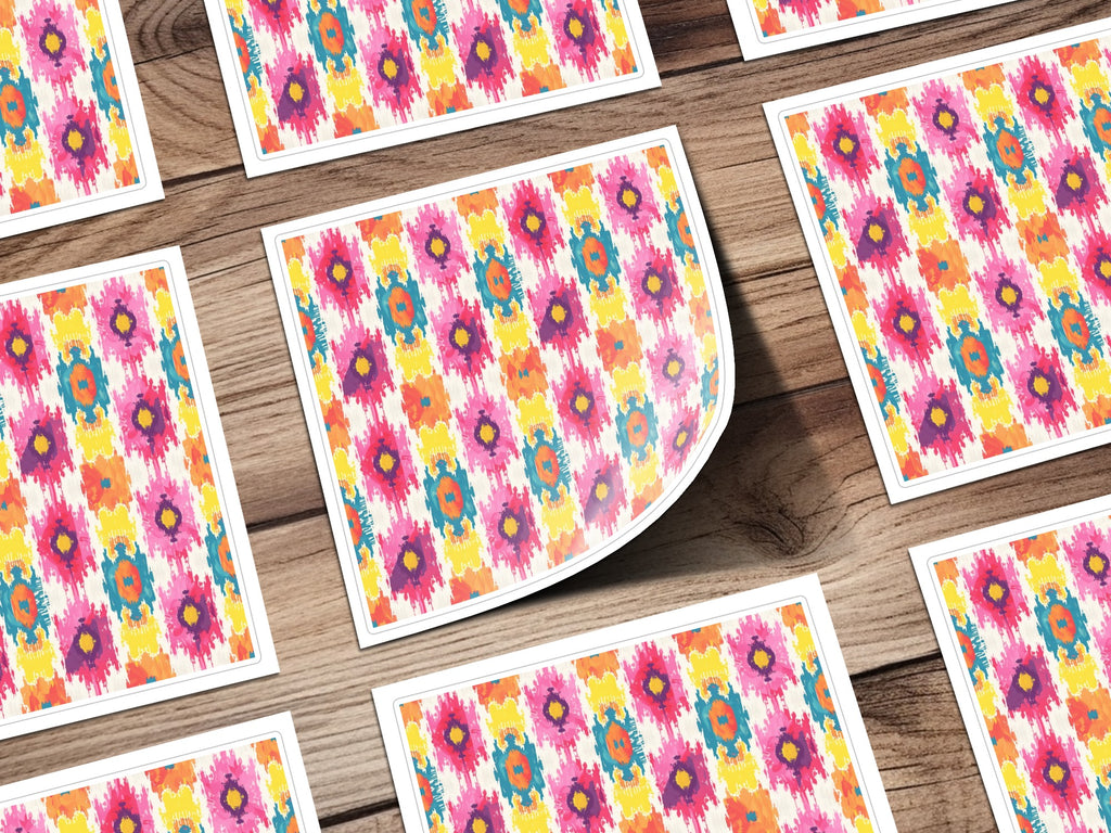 Bright Floral Patterned Note Cards Set For Any Occasion