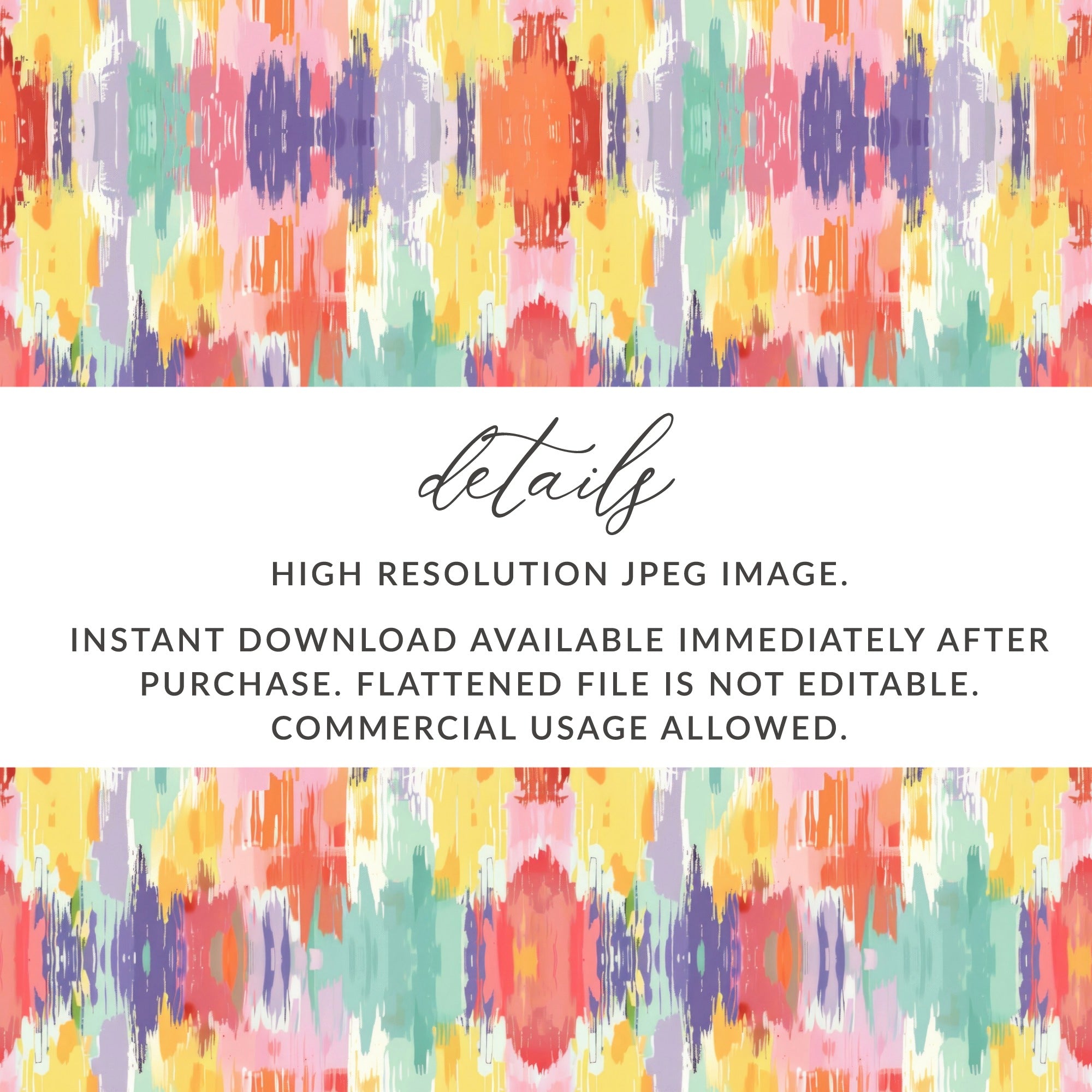 Vibrant High Resolution Instant Download JPEG Image
