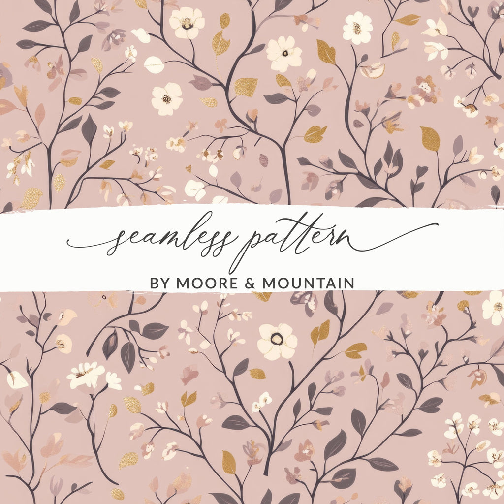 Floral Seamless Pattern by Moore & Mountain design