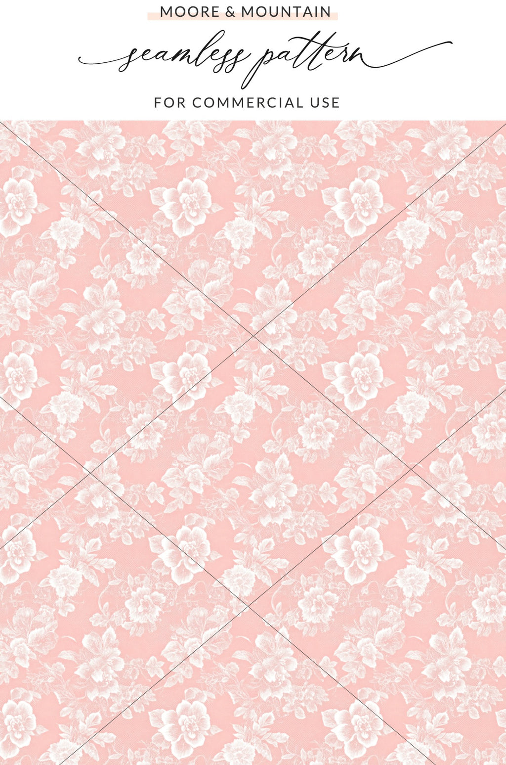 Floral Seamless Pattern for Commercial Use Product