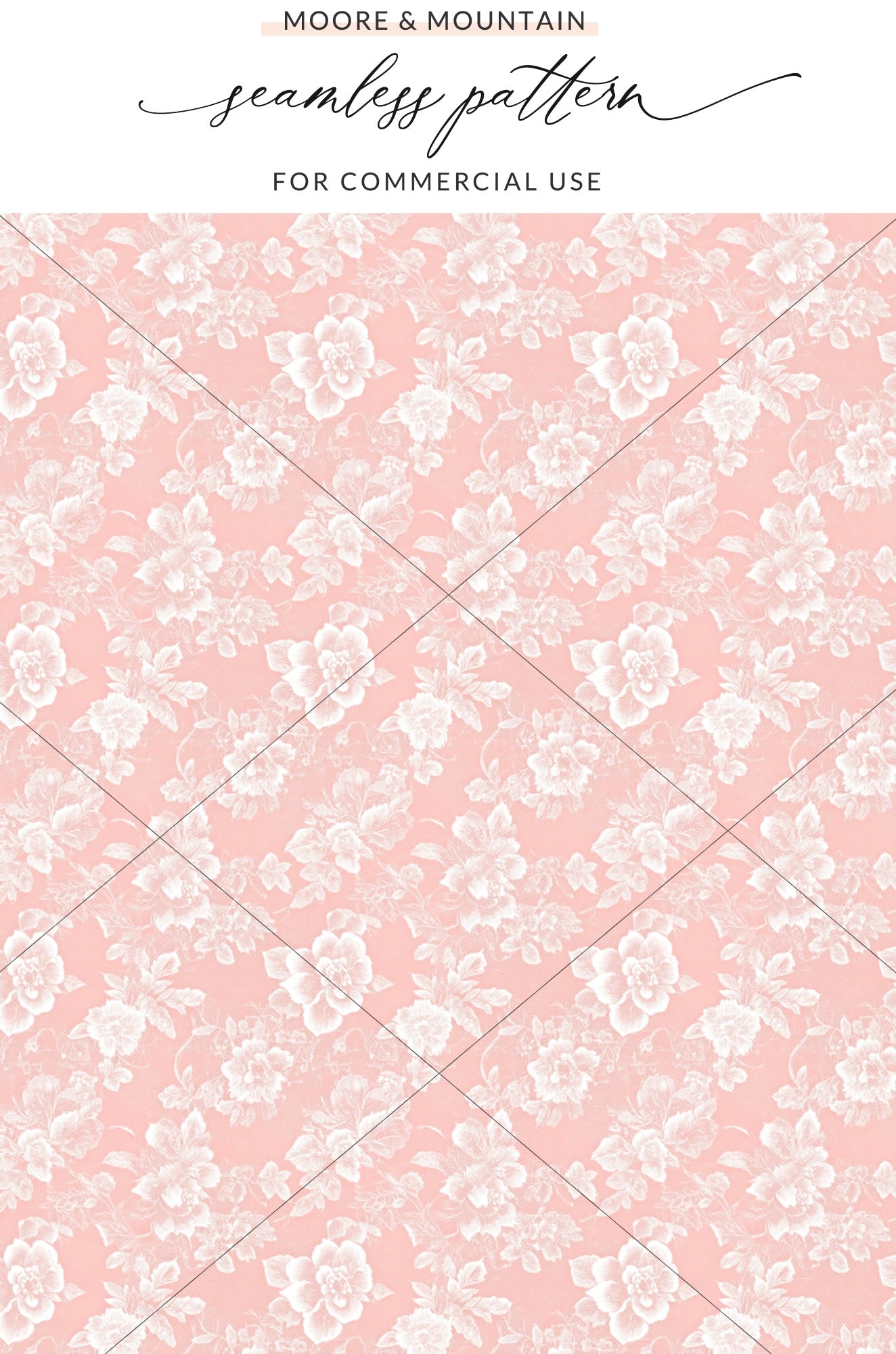 Floral Seamless Pattern for Commercial Use Product