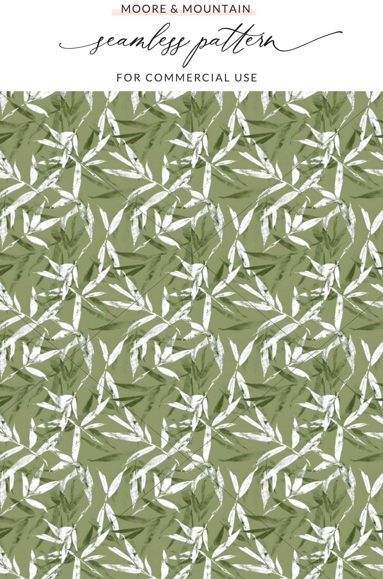 Moore Mountain Seamless Pattern for Commercial Use Product