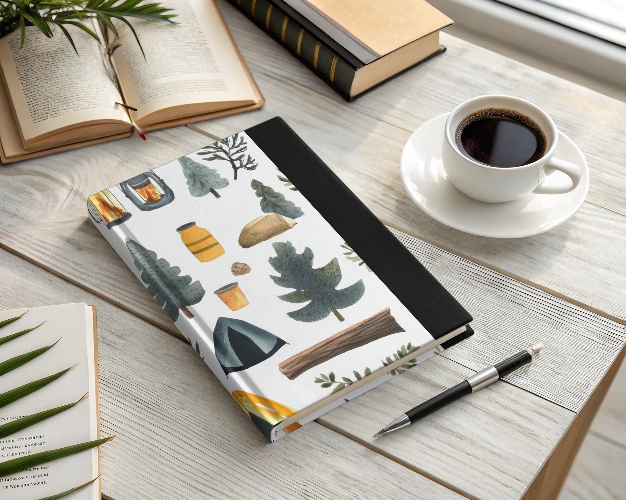 Campfire and Nature Themed Journal Notebook Product