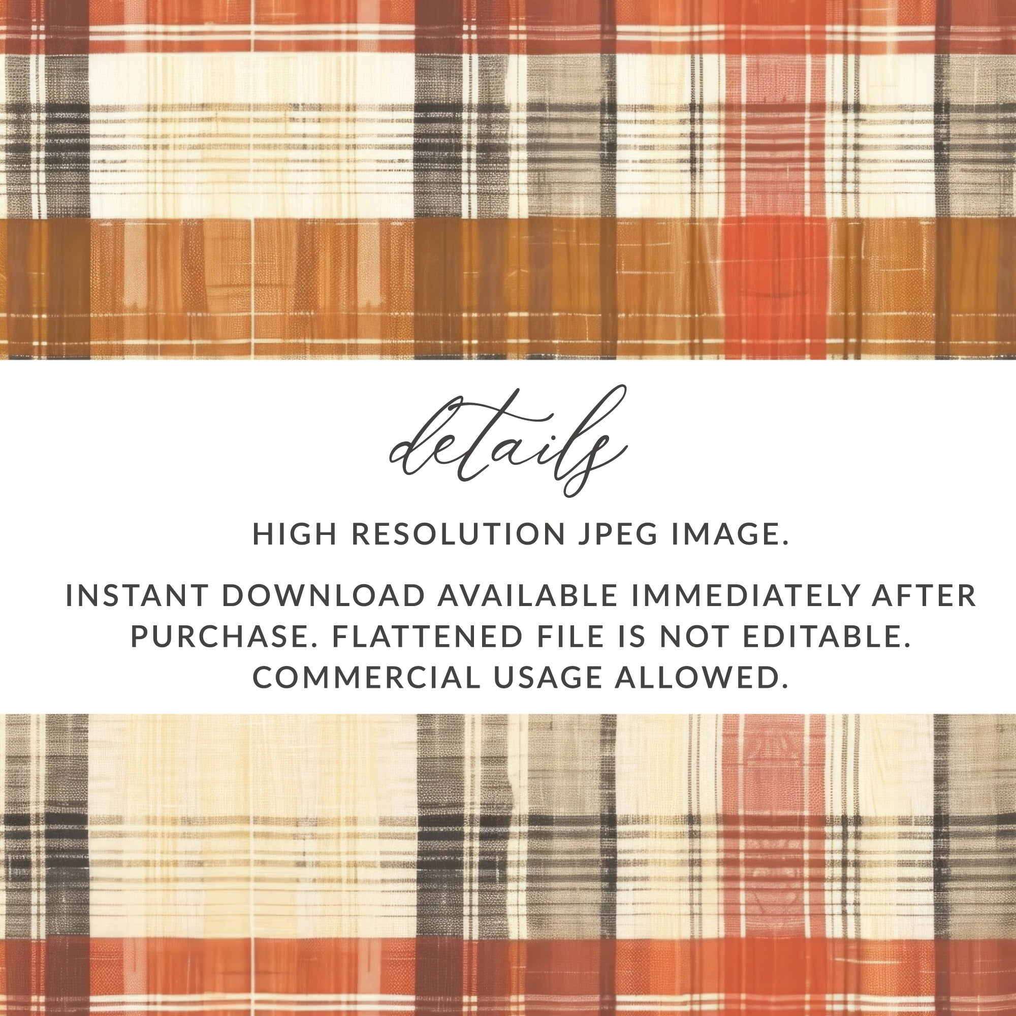 High Resolution Plaid Pattern JPEG Image for Commercial Use