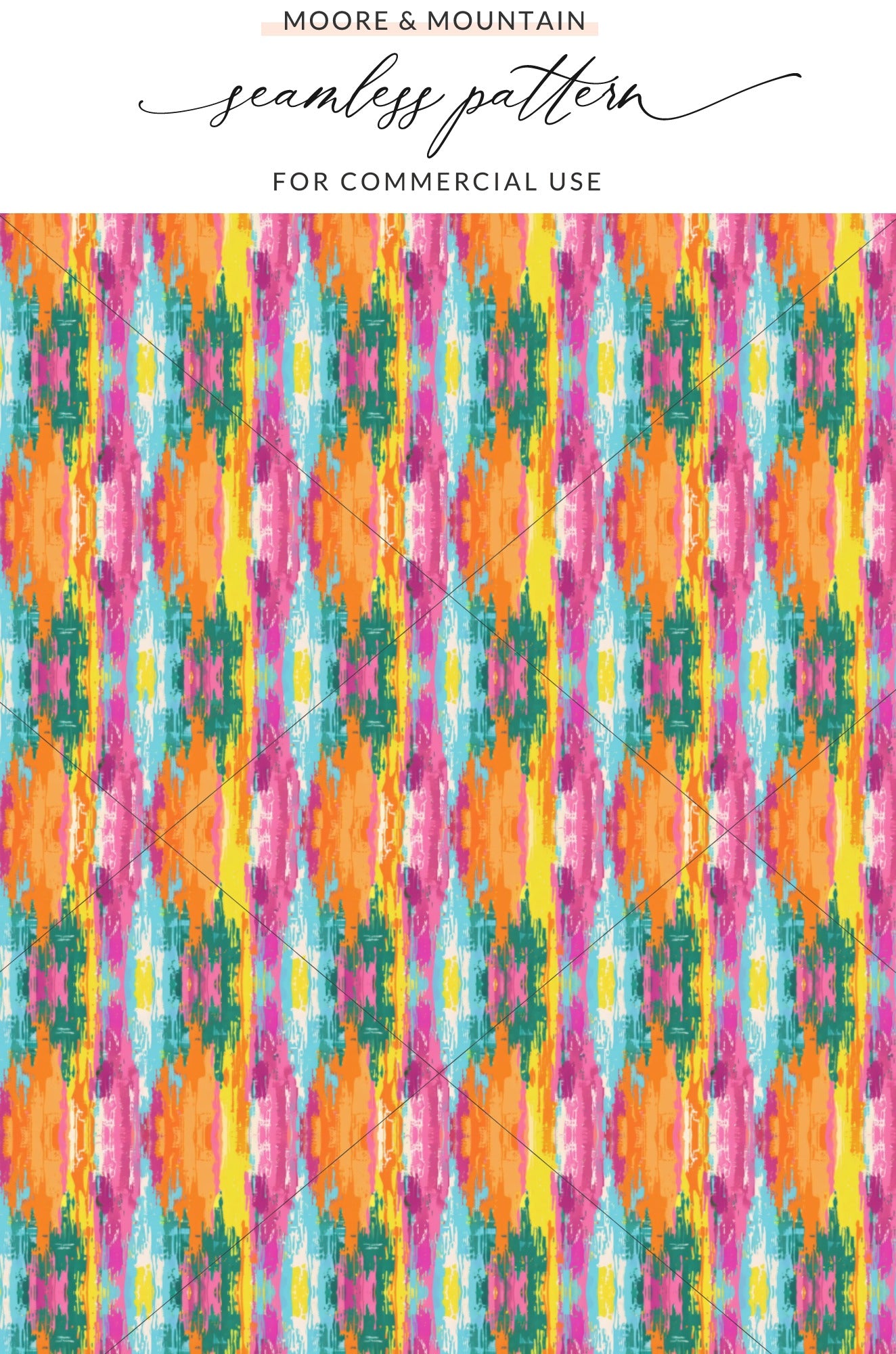 Colorful Abstract Seamless Pattern for Commercial Use