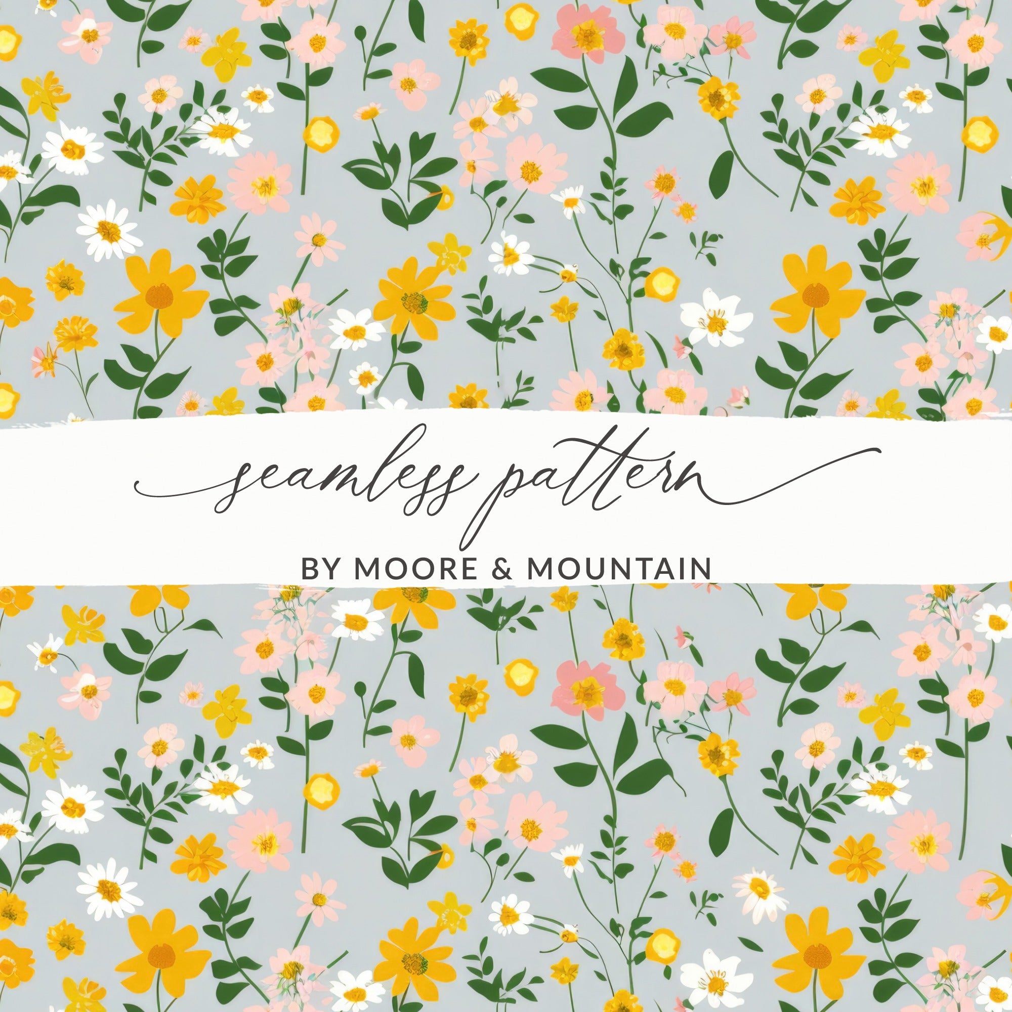 Seamless Floral Pattern by Moore and Mountain product