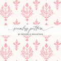 Elegant Pink Floral Seamless Pattern by Moore & Mountain