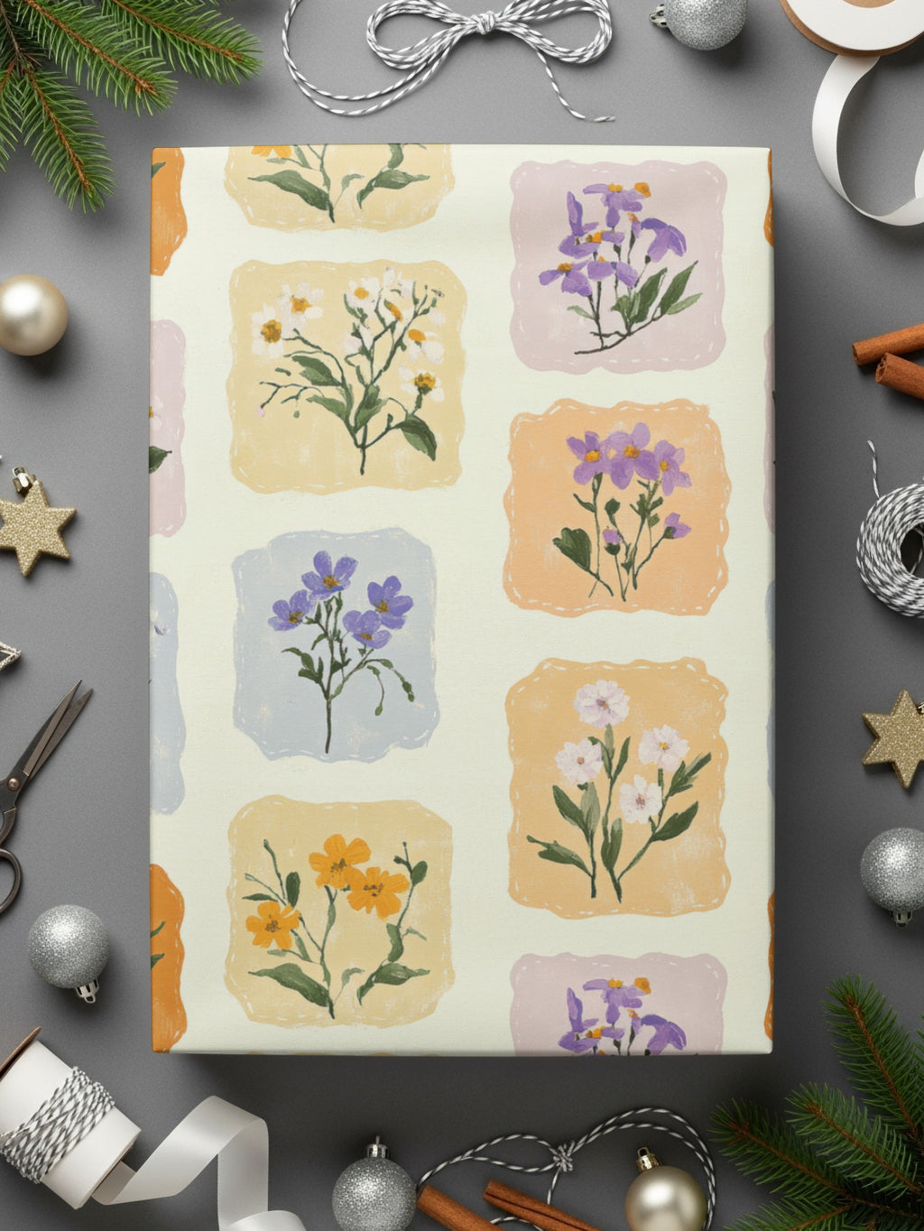 Floral Illustration Gift Wrap for All Occasions