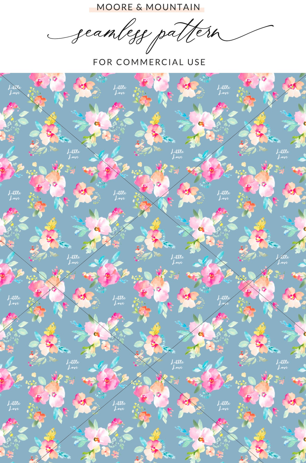 Floral Seamless Pattern for Commercial Use Design