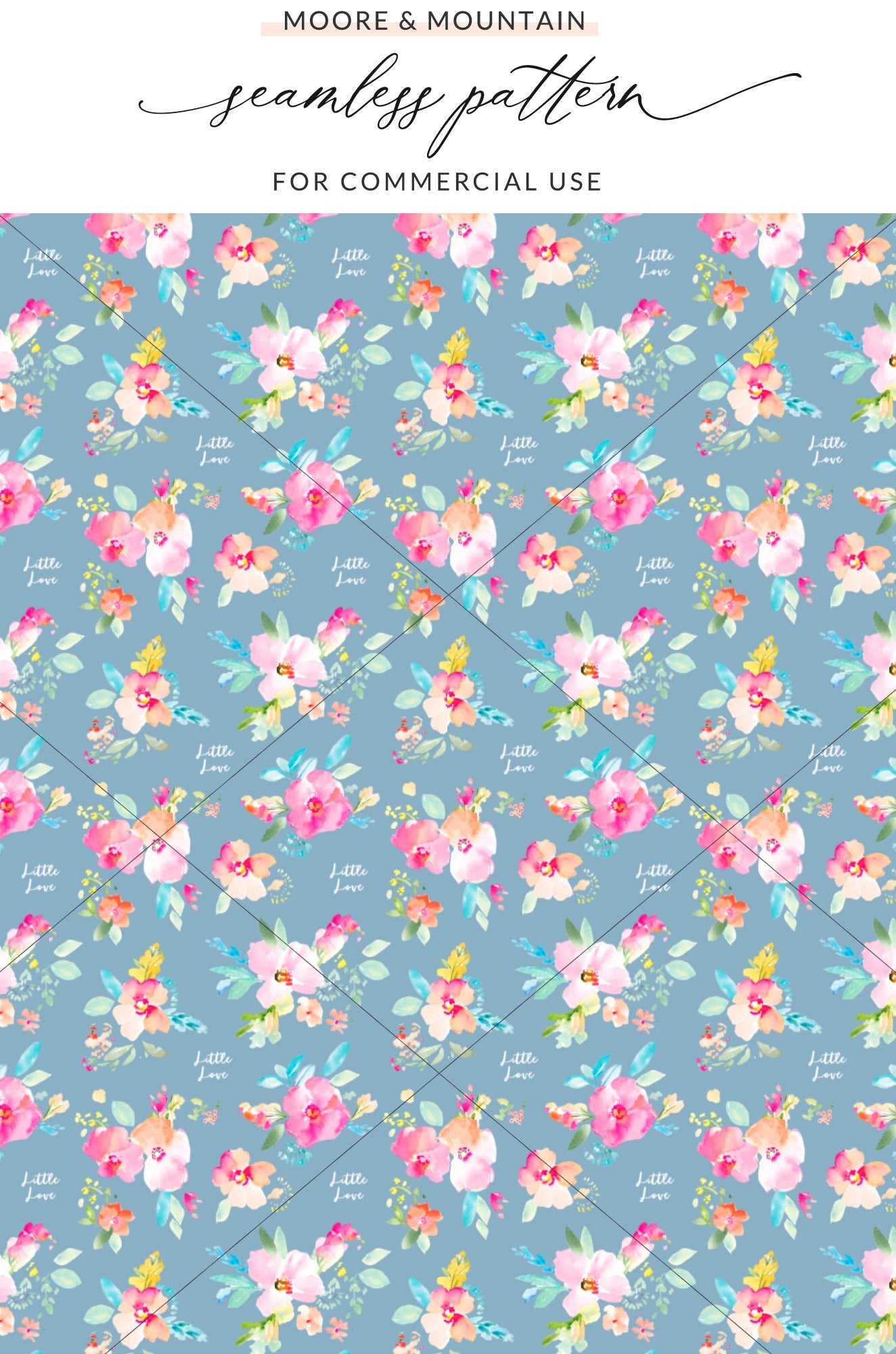 Floral Seamless Pattern for Commercial Use Design