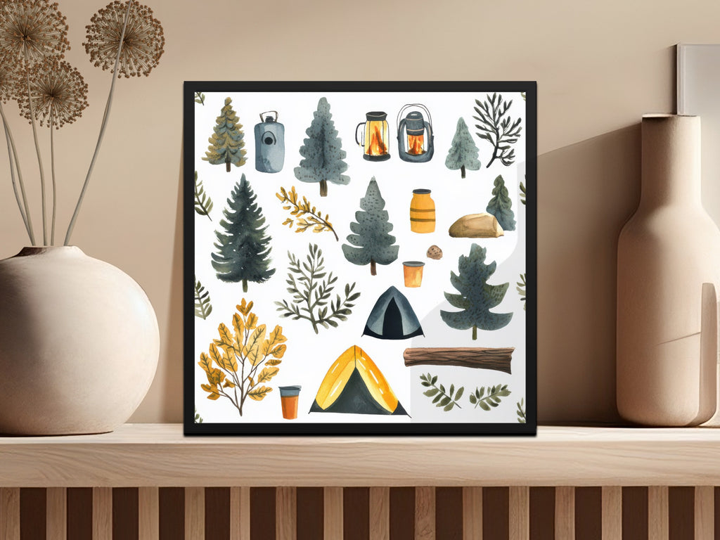 Nature Wilderness Adventure Art Print For Home Decor