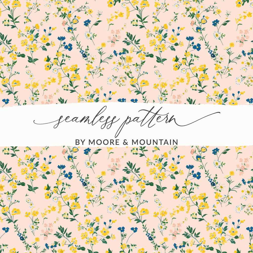 Floral Seamless Pattern by Moore & Mountain product