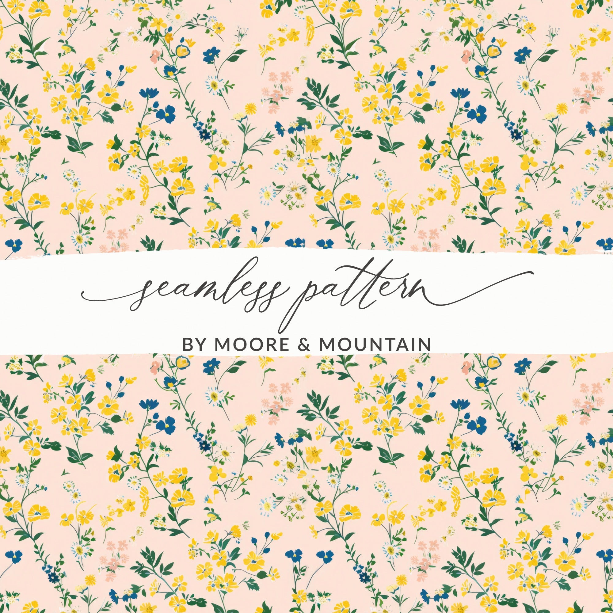 Floral Seamless Pattern by Moore & Mountain product