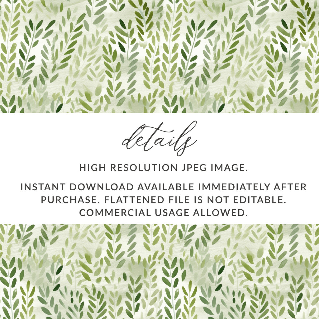 High Resolution Leaves Design JPEG Instant Download Image