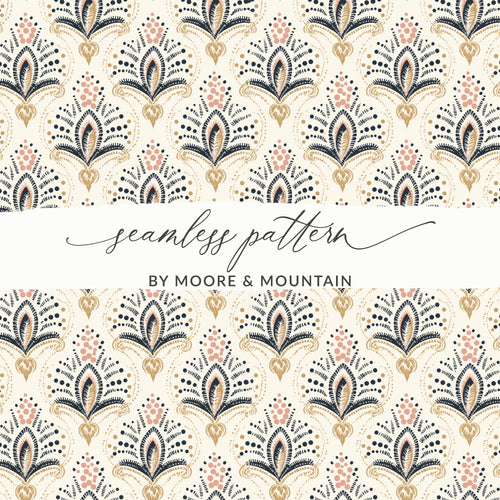 Elegant Seamless Pattern by Moore and Mountain Design