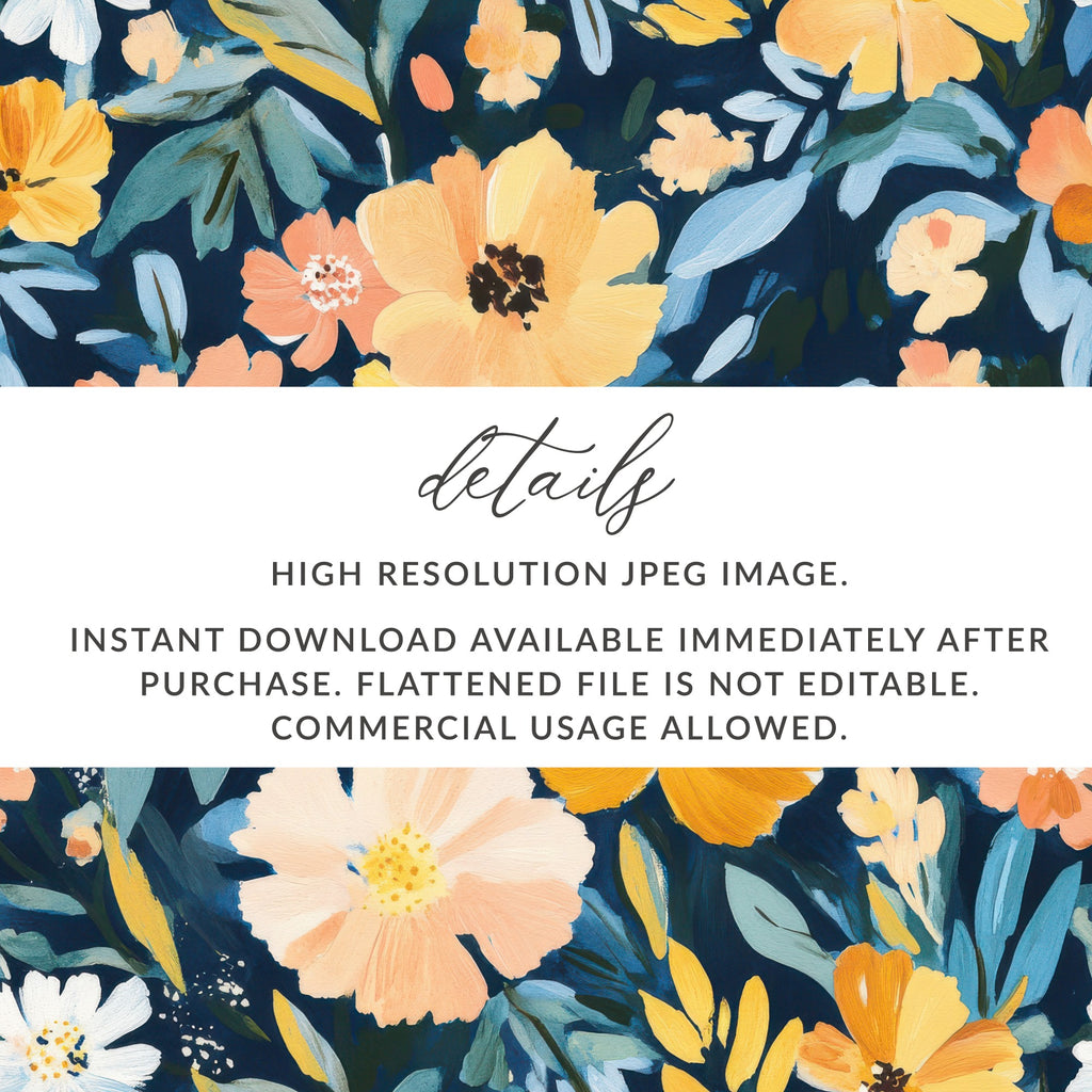 Floral Digital Download High Resolution JPEG Image