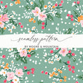 Floral Seamless Pattern By Moore & Mountain Design