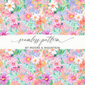 Vibrant Floral Seamless Pattern by Moore & Mountain