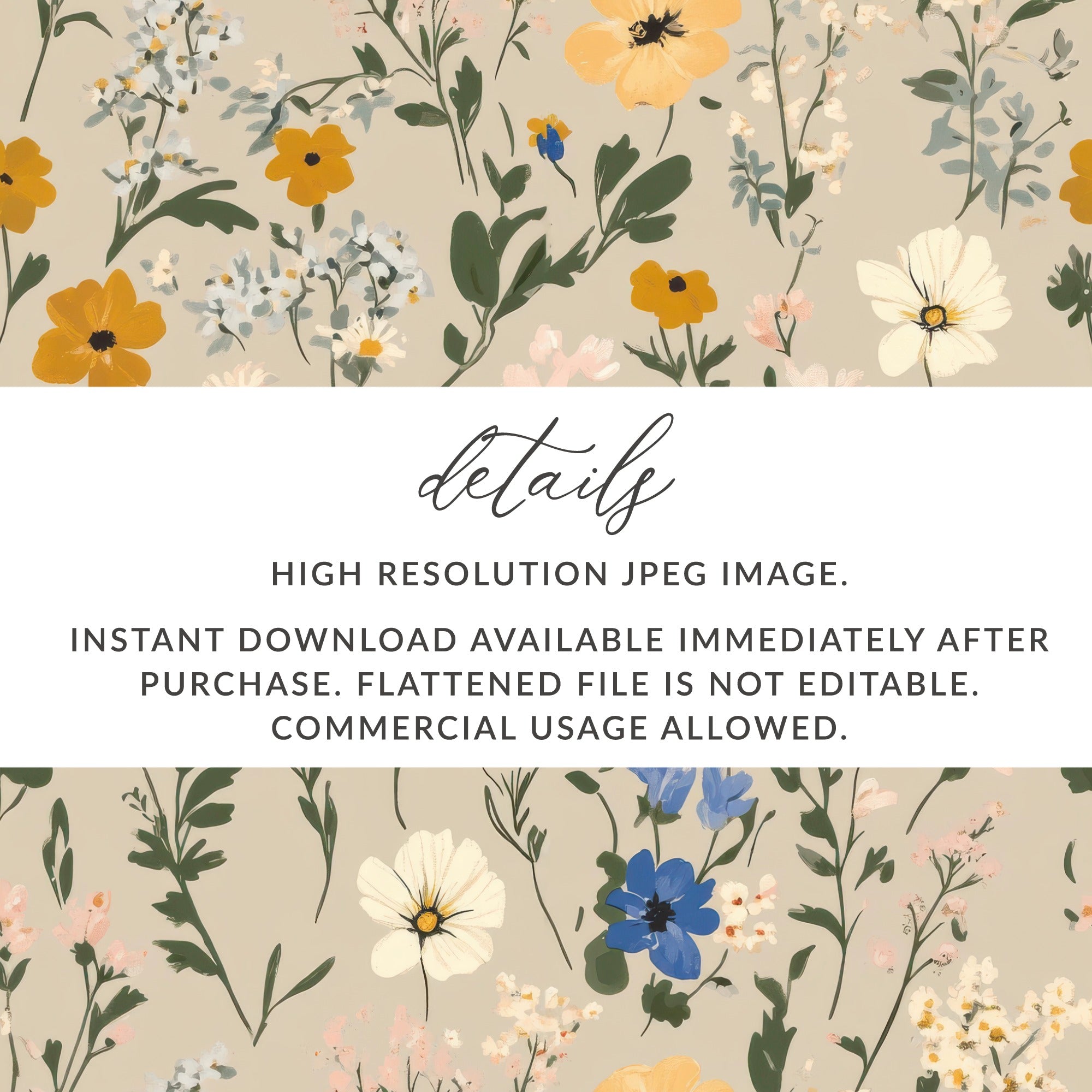 Floral Pattern High Resolution JPEG Image for Download