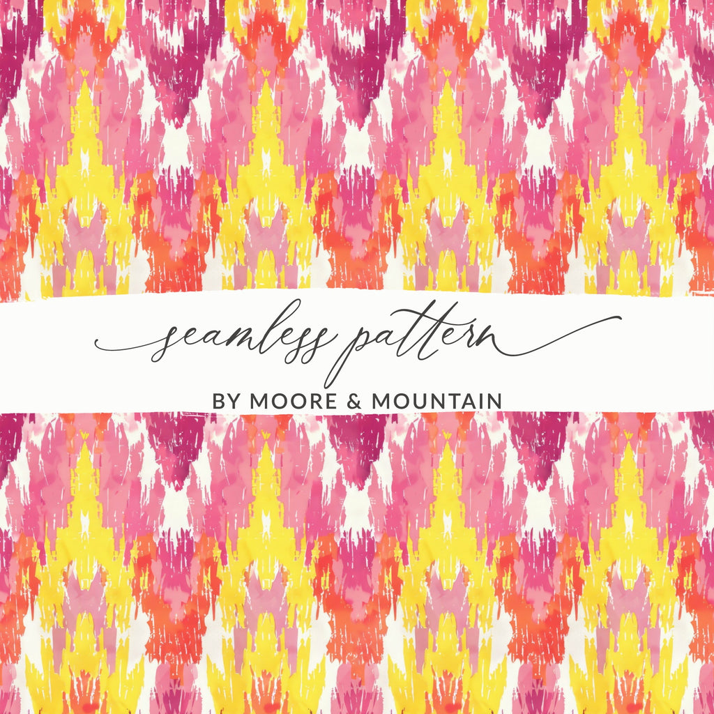 Vibrant Abstract Seamless Pattern by Moore & Mountain Design