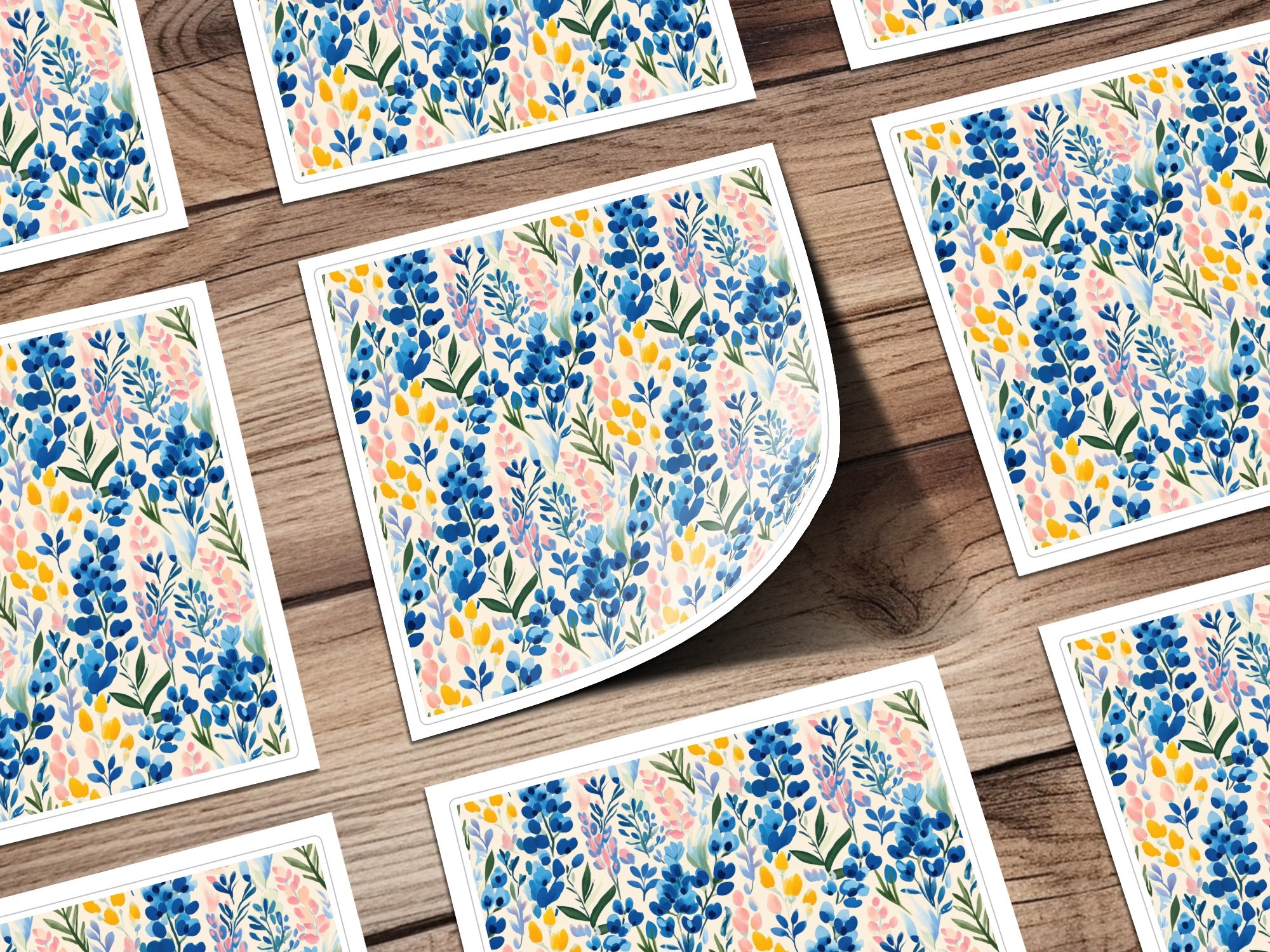 Colorful Floral Pattern Design for Greeting Card product