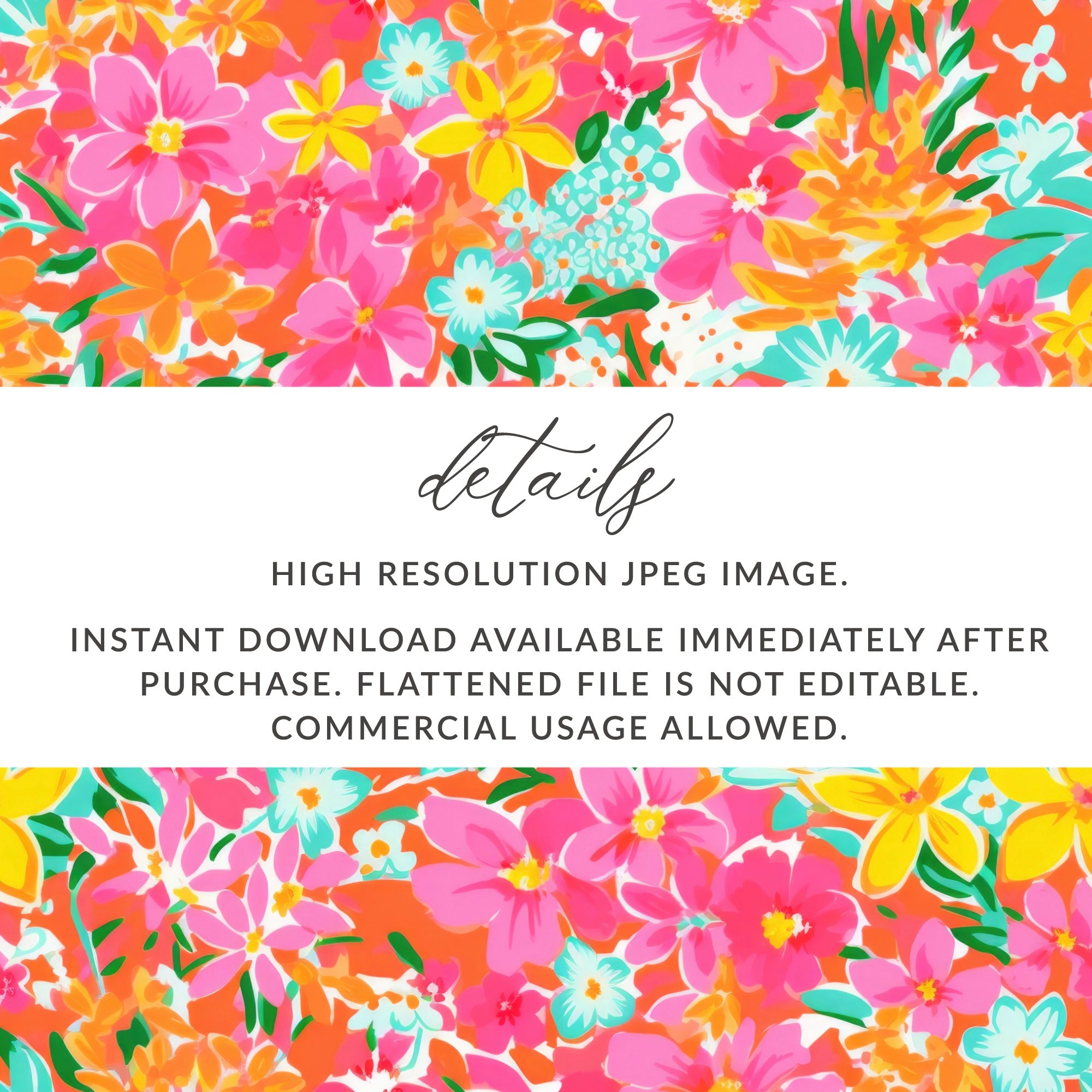 Vibrant Floral High Resolution JPEG Image Download