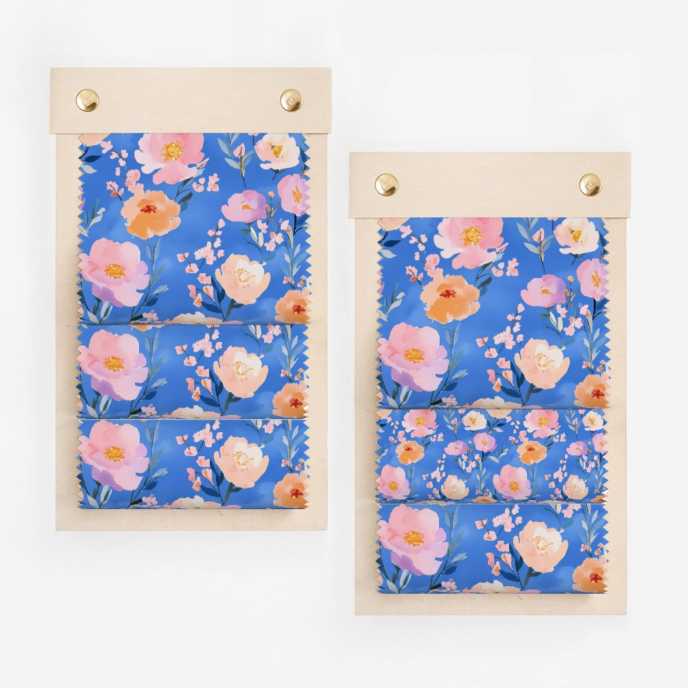 Bright Floral Patterned Fabric Display Boards