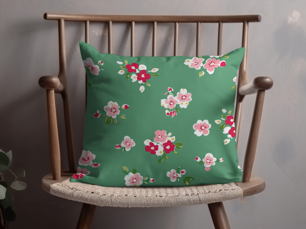 Vibrant Floral Patterned Cushion Cover for Home Decor