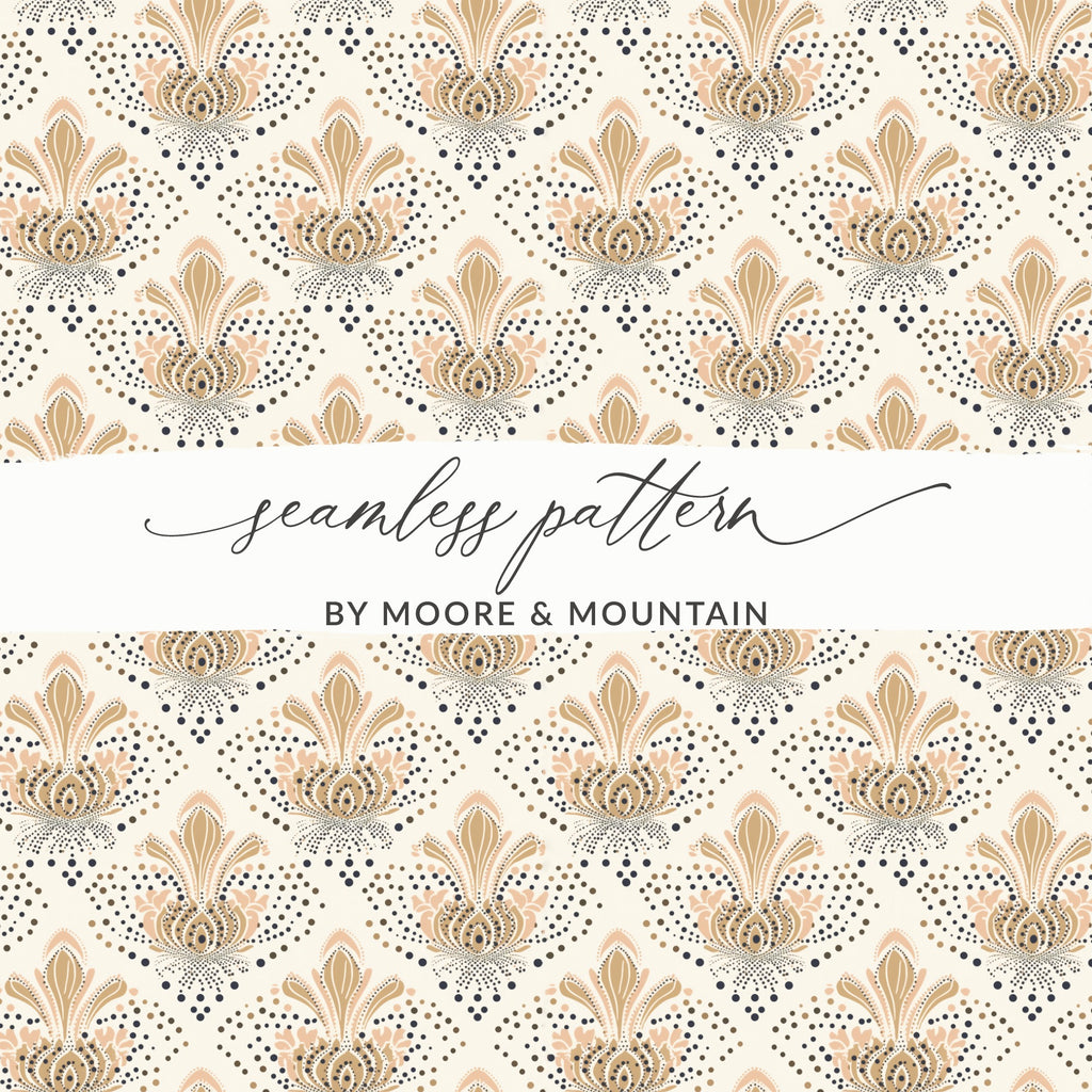 Elegant Seamless Pattern by Moore and Mountain Design