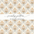 Elegant Seamless Pattern by Moore and Mountain Design