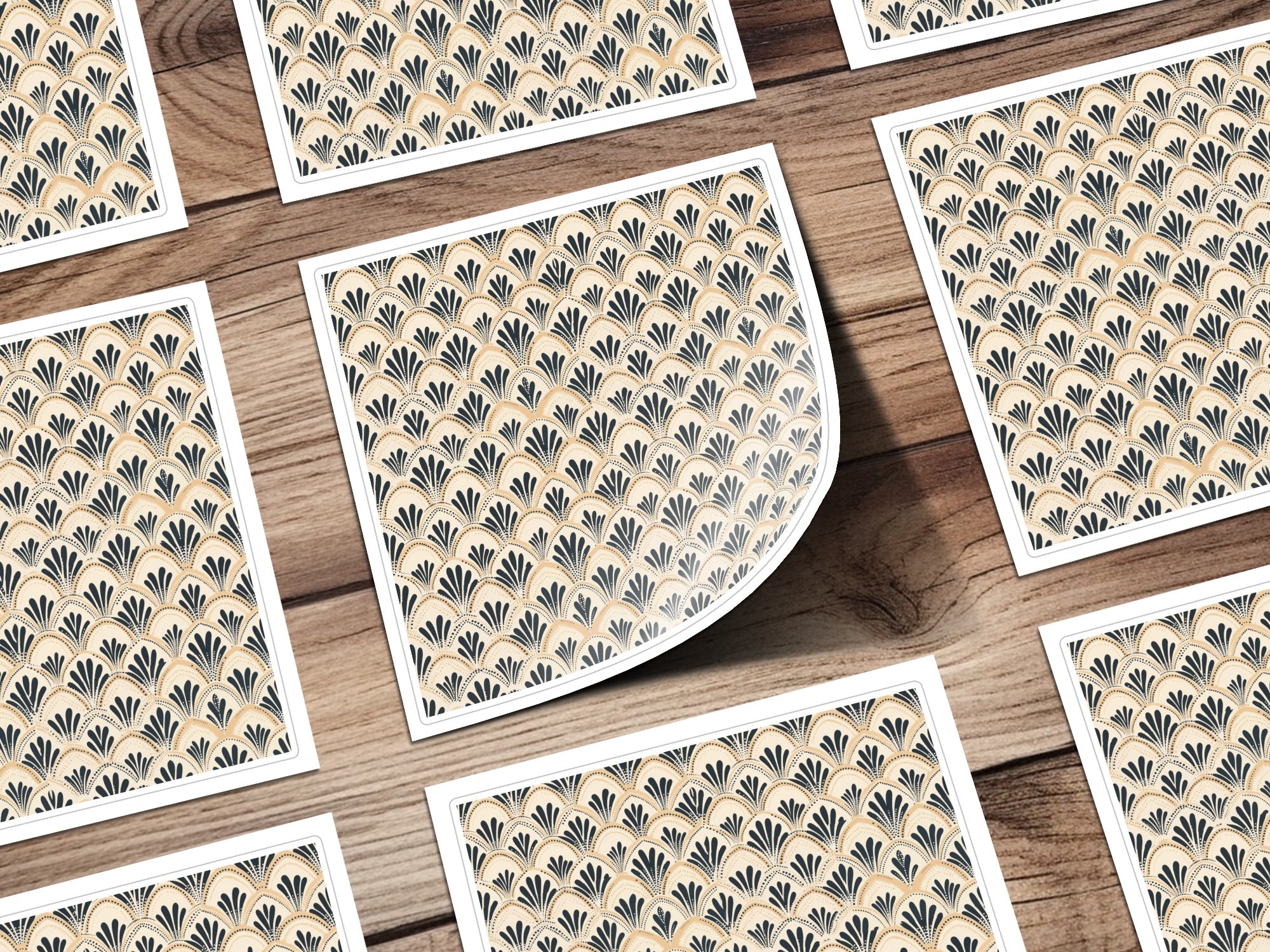 Elegant Art Deco Pattern Design for Decorative Product