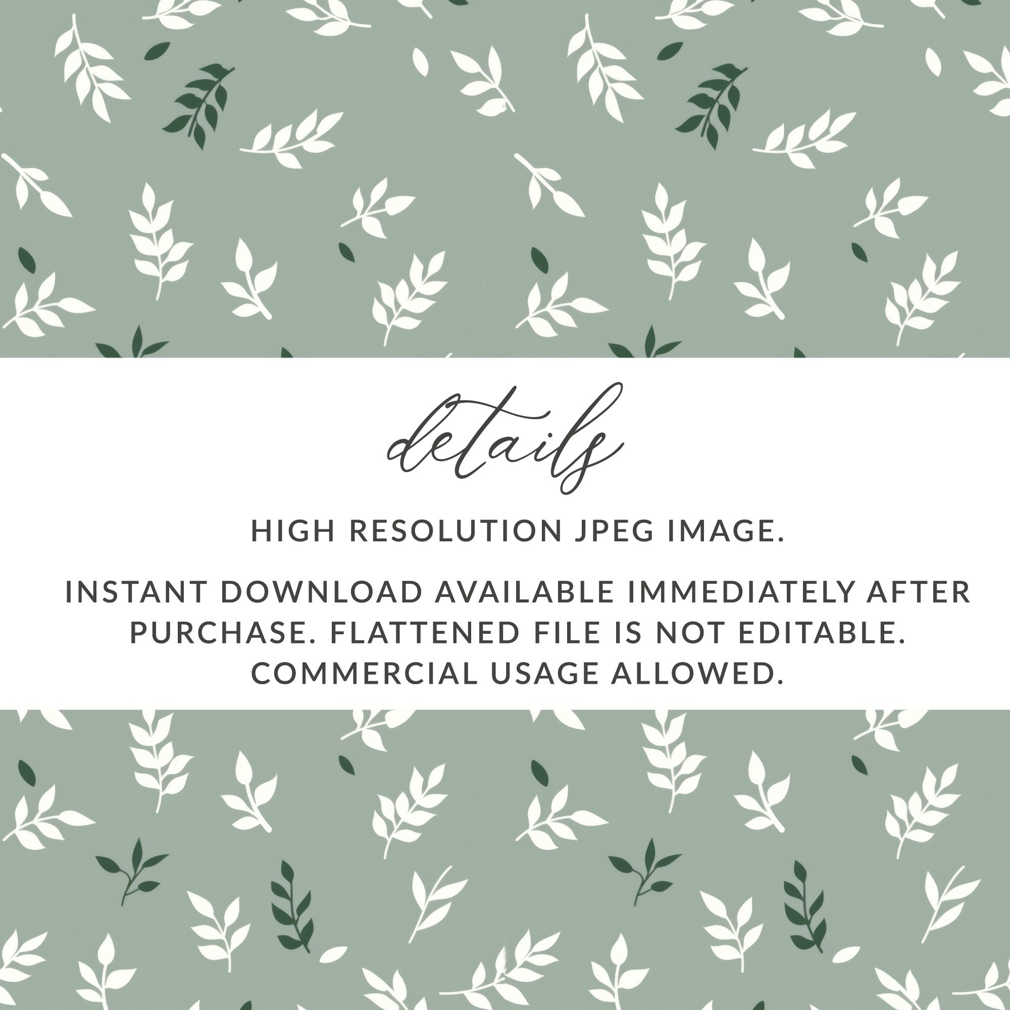 High Resolution Green Leaf Pattern JPEG Image Download