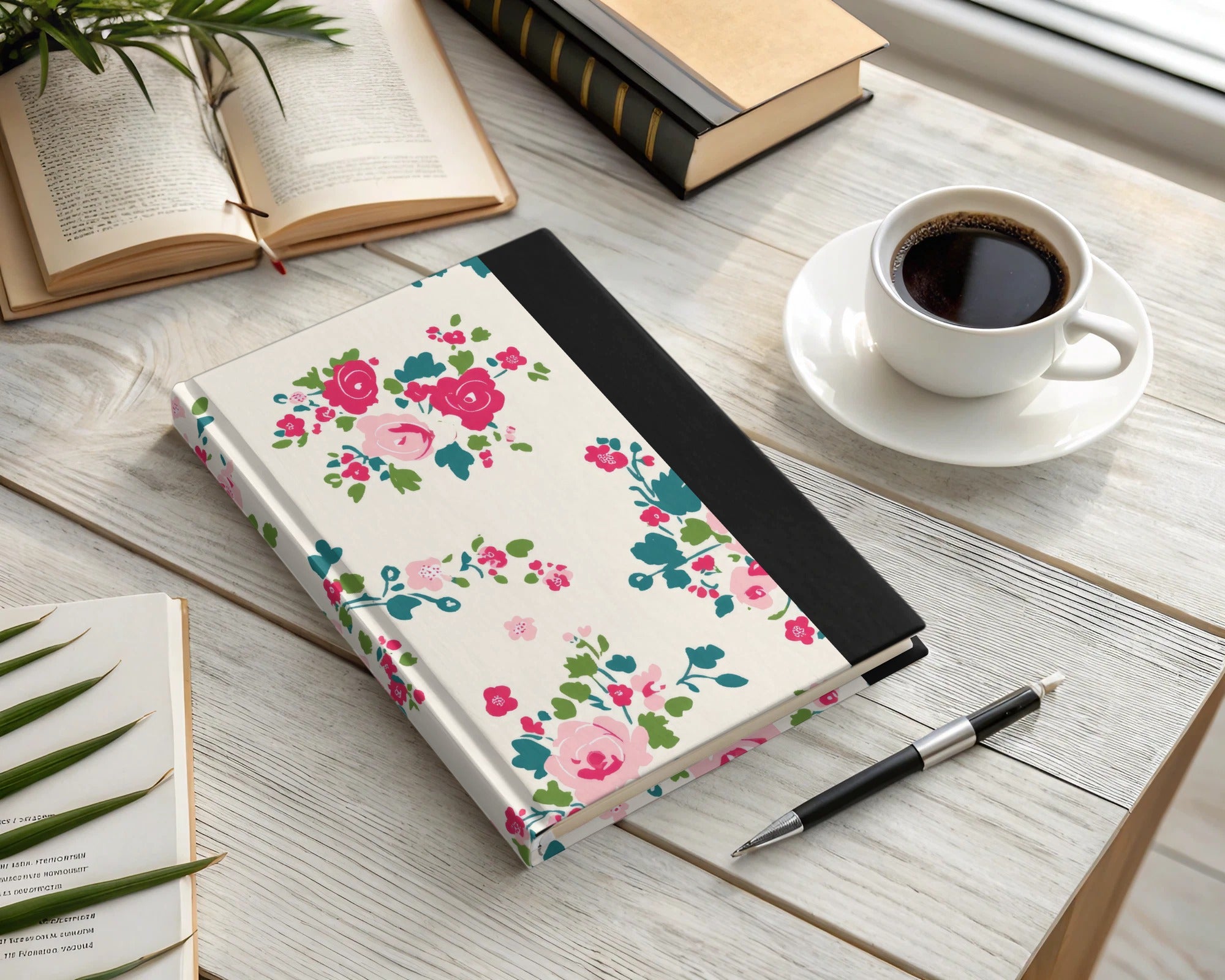 Floral Pattern Hardcover Notebook Journal Product