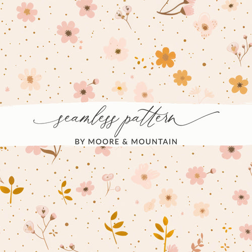 Floral Seamless Pattern by Moore and Mountain Product