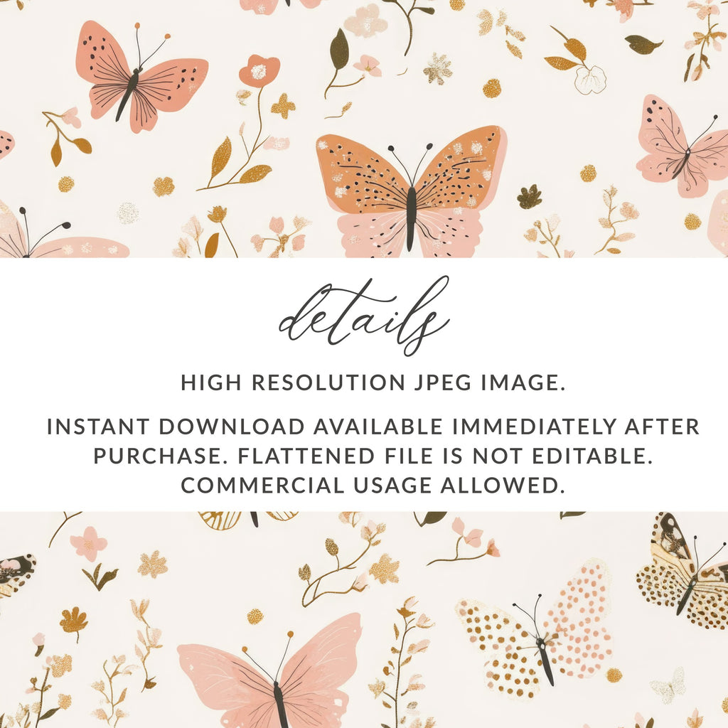Floral Butterflies High Resolution JPEG Image Download