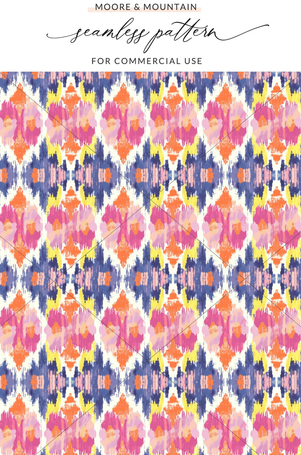 Colorful Abstract Seamless Pattern for Commercial Use