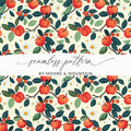 Colorful Fruit and Floral Seamless Pattern Design