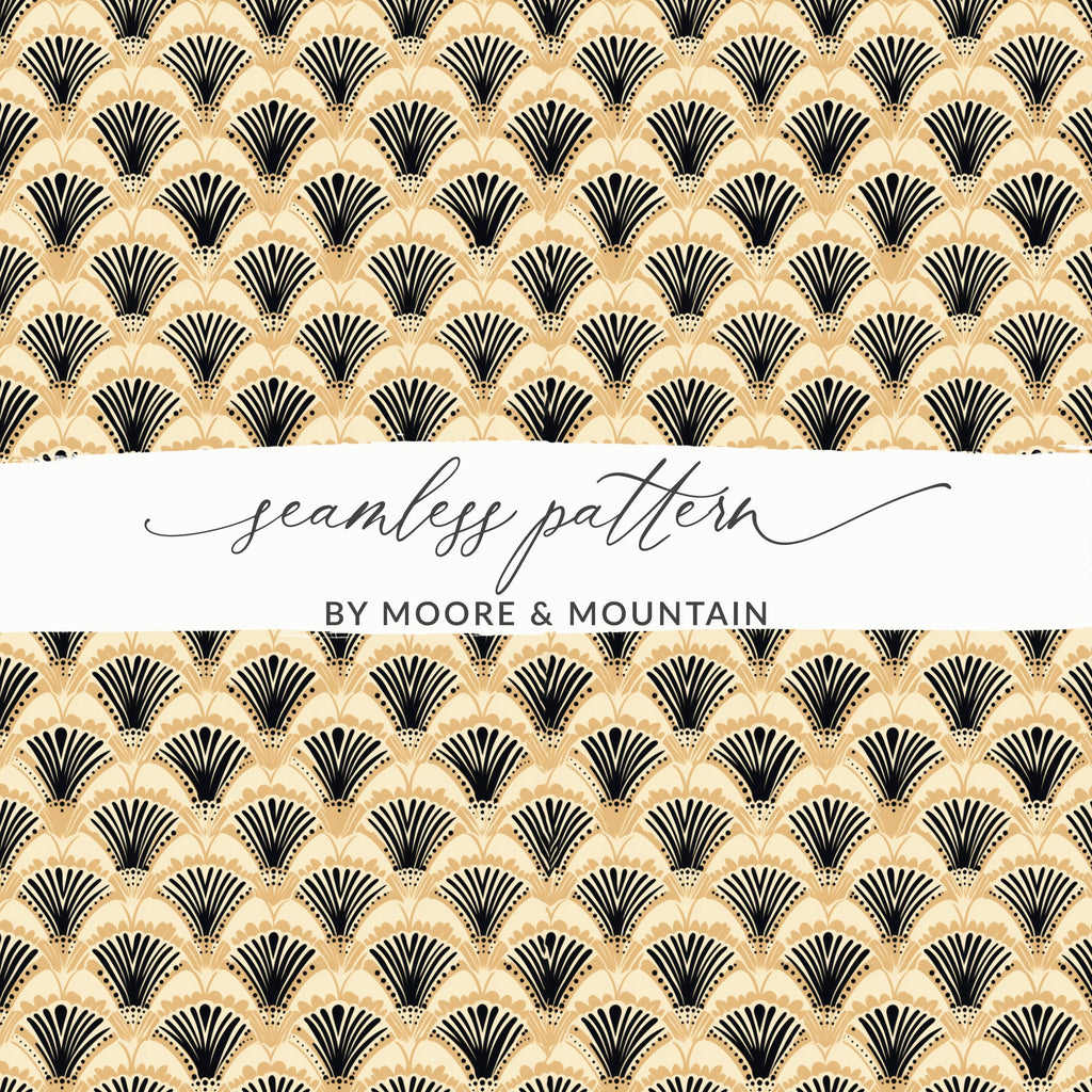Moore & Mountain Seamless Pattern Product
