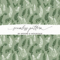 Seamless Leaf Pattern by Moore & Mountain product