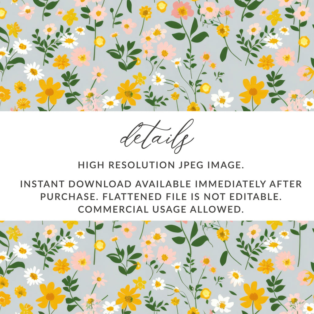 Downloadable High Resolution Floral Pattern Image