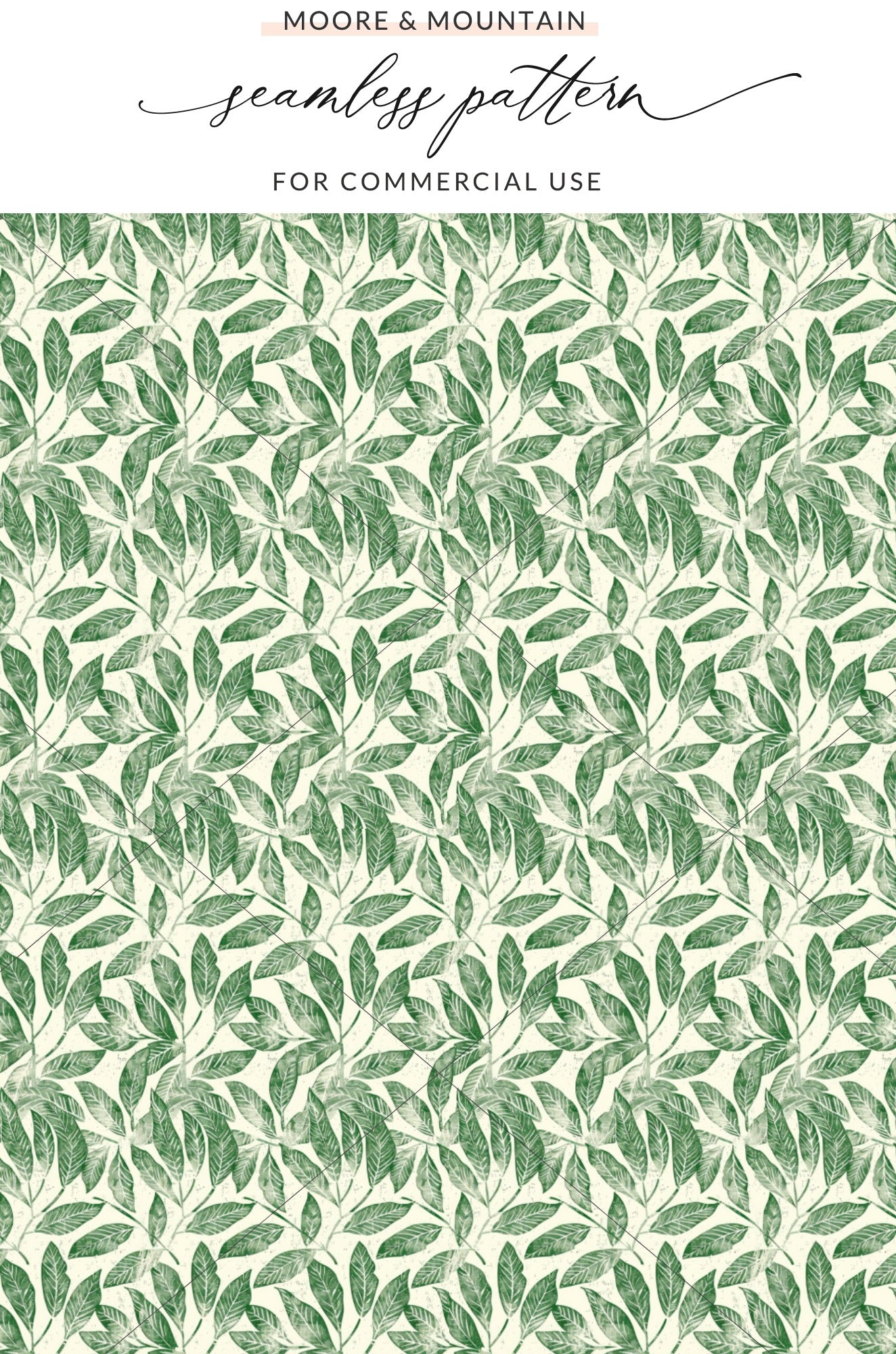 Moore Mountain Seamless Pattern for Commercial Use product
