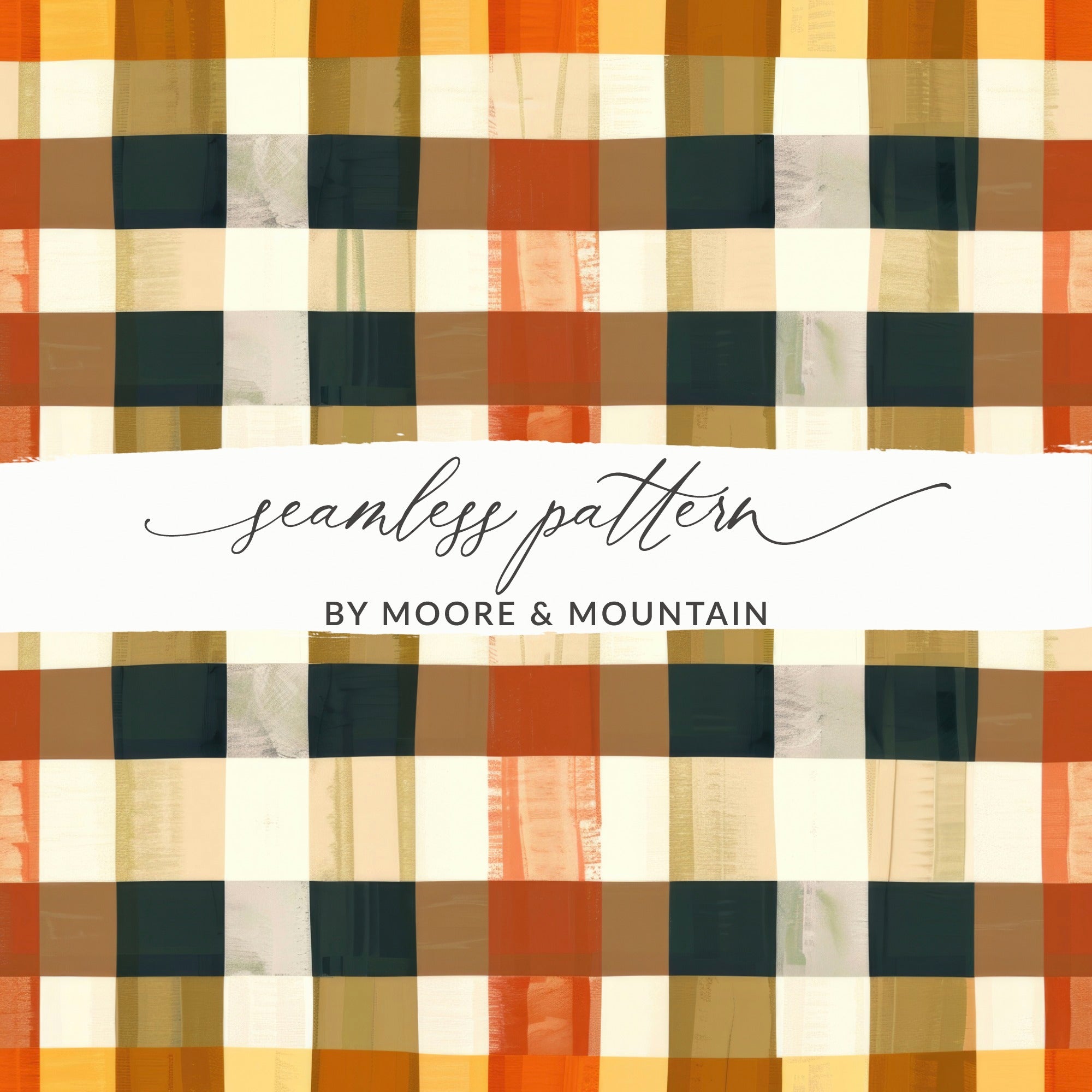 Seamless Pattern by Moore Mountain plaid product