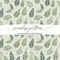 Elegant Leafy Green Seamless Pattern by Moore & Mountain