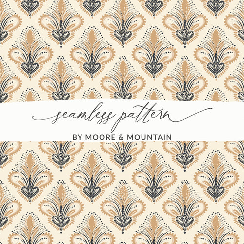 Elegant Seamless Pattern by Moore & Mountain Design