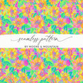 Vibrant Sunflower Seamless Pattern By Moore Mountain