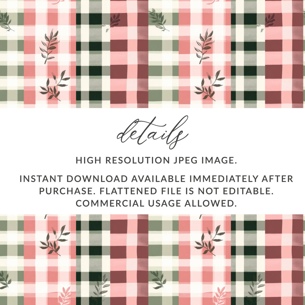 High Resolution Pink and Green Plaid JPEG Image